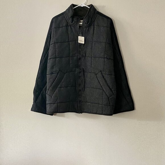 Free People Dolman Quilted Textured Denim Jacket NWT - Picture 6 of 9